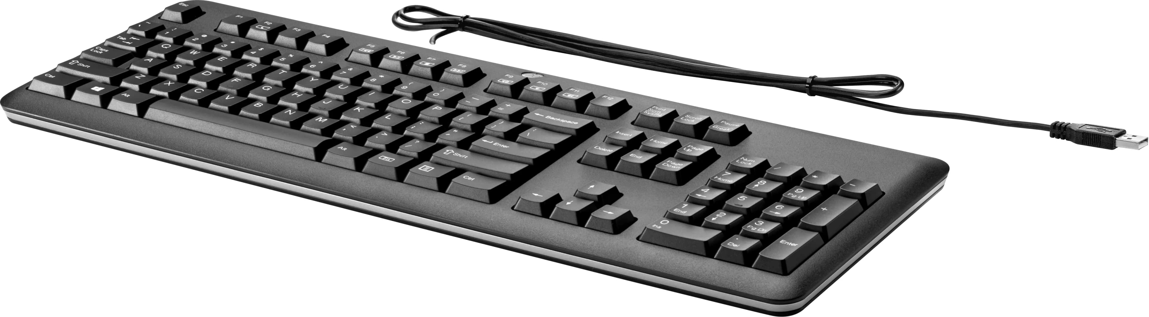 HP USB QY776AA -näppäimistö, musta – HEWLETT-PACKARD