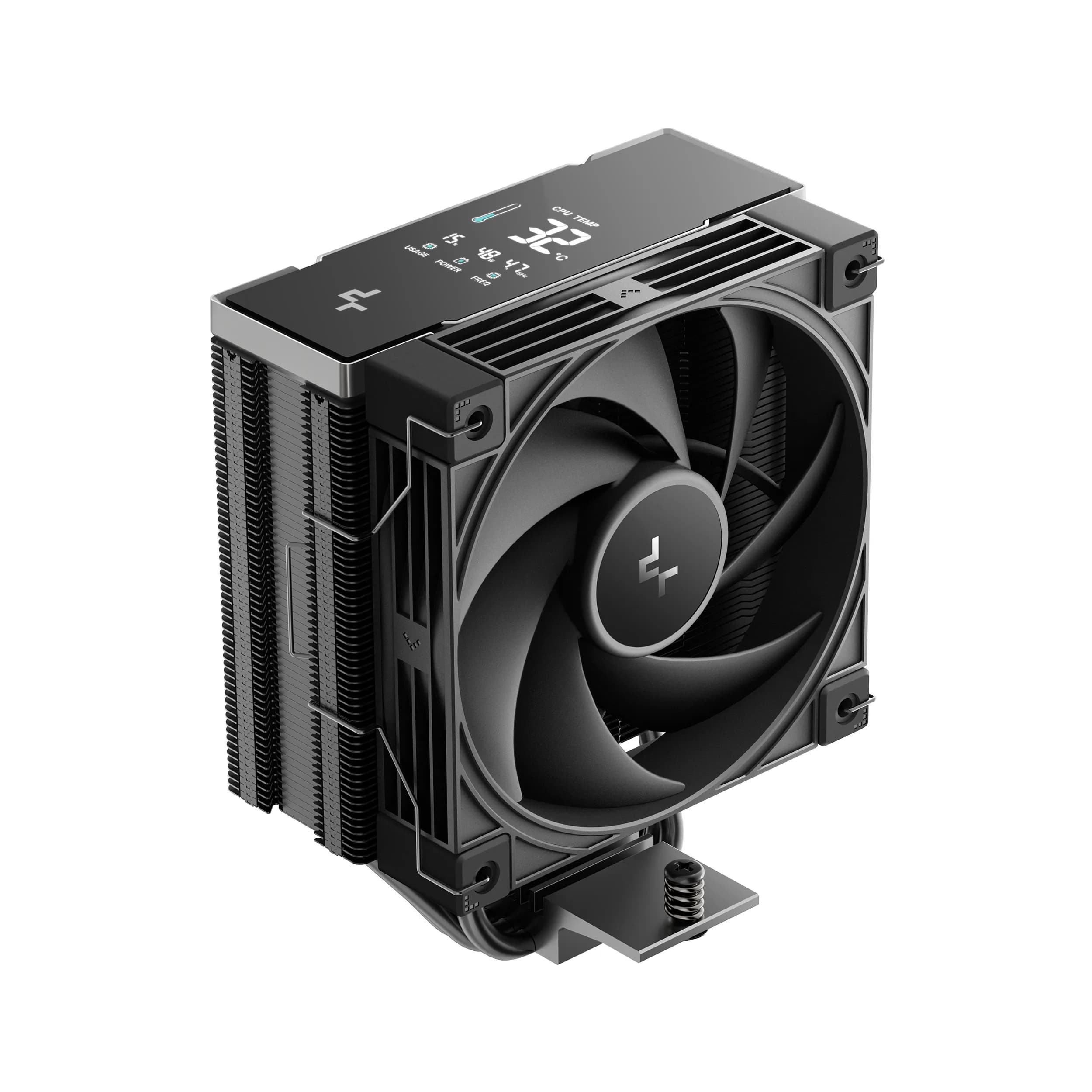 DeepCool AK400 G2 Digital NYX, 120 mm -prosessorijäähdytin, musta/NYX