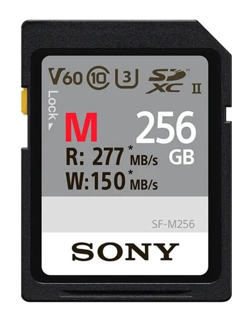 Sony SF-M Series 256 Gt SDXC Class 10 U3 V60 -muistikortti