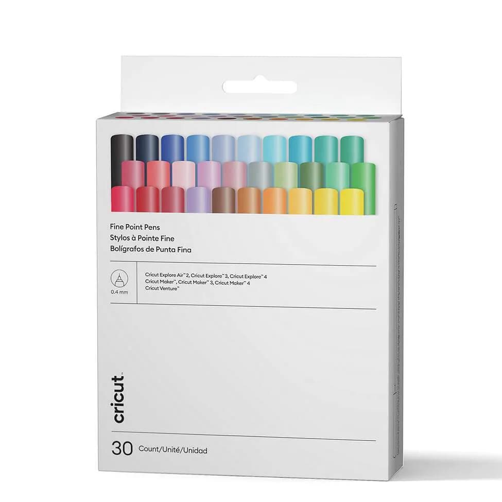 Cricut Explore/Maker Fine Point Pens 0,4 mm 30-pack – CRICUT