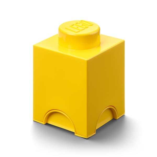 Room Copenhagen LEGO Storage Brick 1 yellow - RC40011732 – ROOM COPENHAGEN