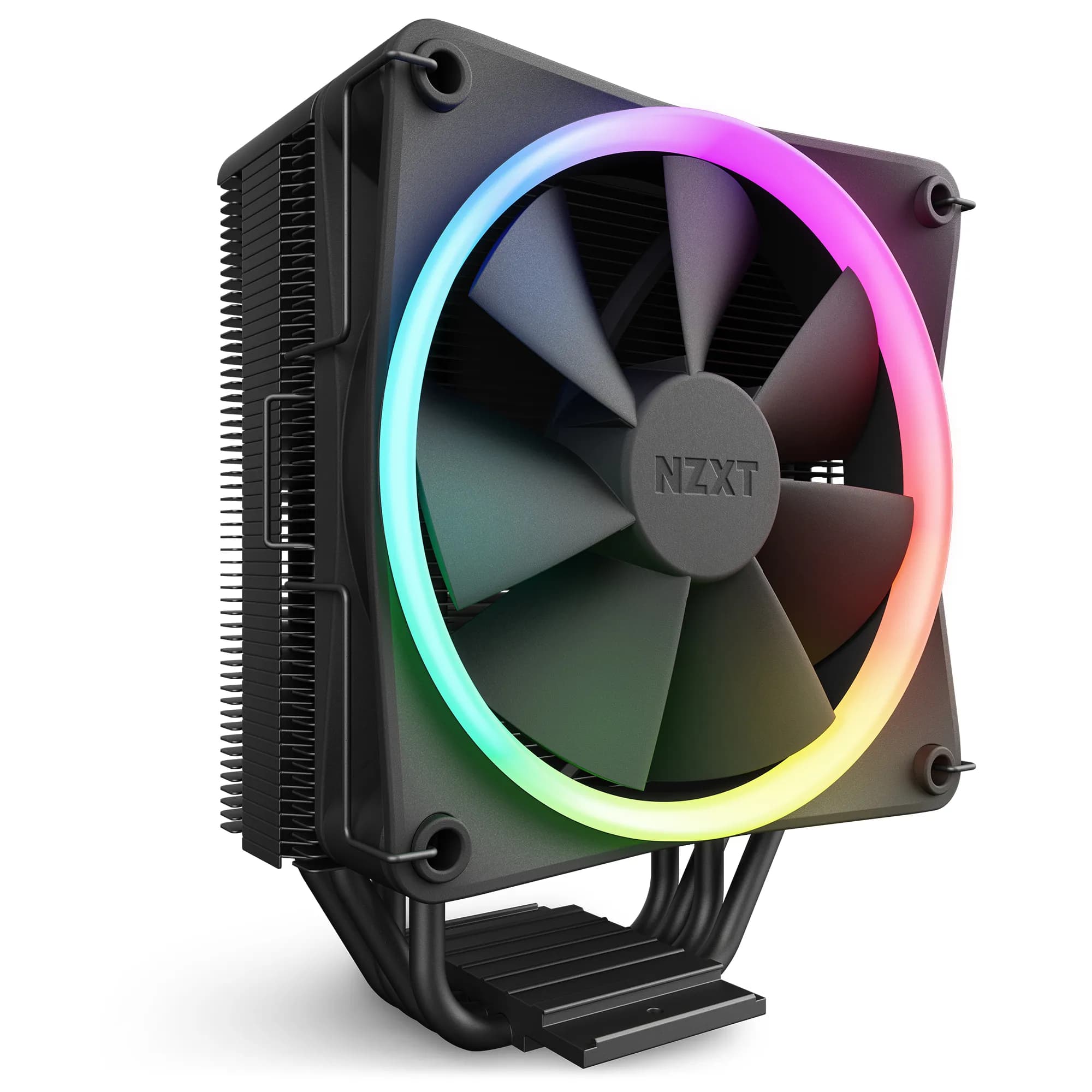 NZXT T120, 120 mm RGB -prosessorijäähdytin, musta – NZXT