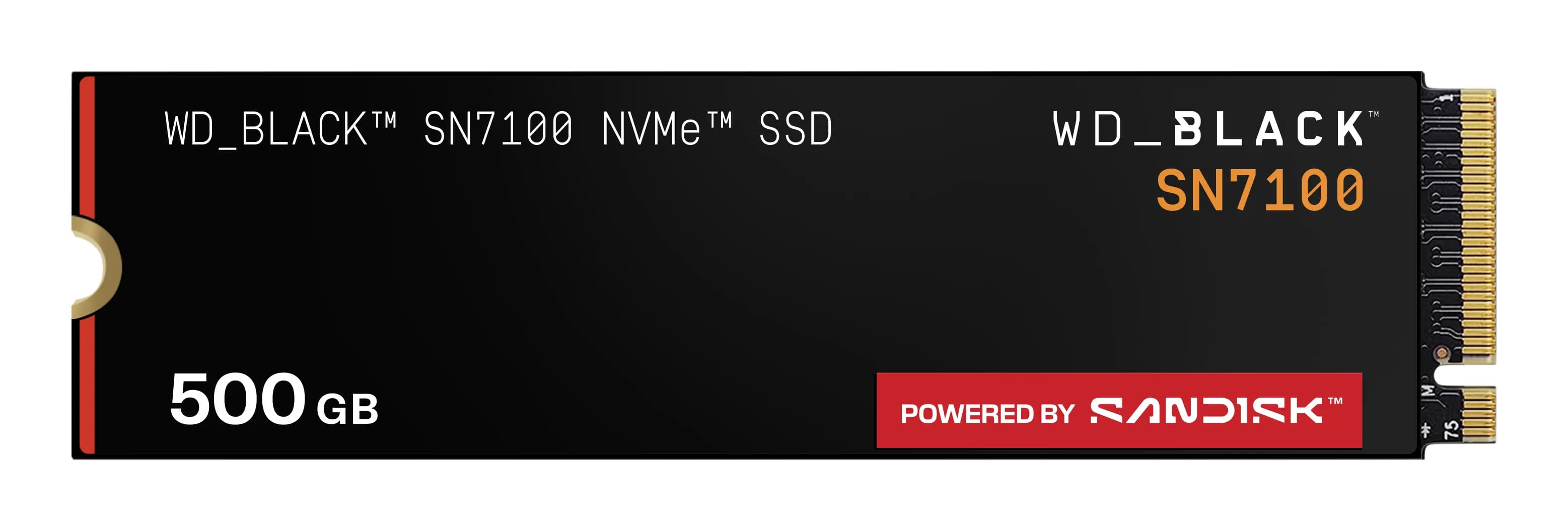WD Black SN7100 500 Gt M.2 PCIe 4.0 NVMe -SSD-levy – WESTERN DIGITAL