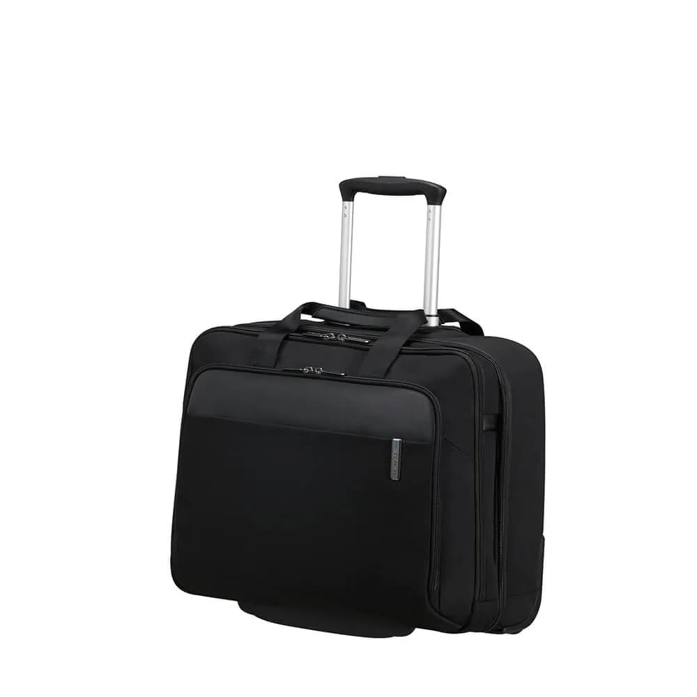 Samsonite Evosight Rolling Tote -tietokonereppu, musta, 17.3"