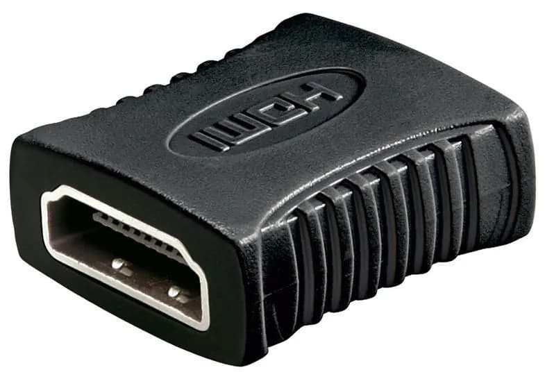 MicroConnect 2 x HDMI 19, Female/Female -adapteri, Musta – Microconnect