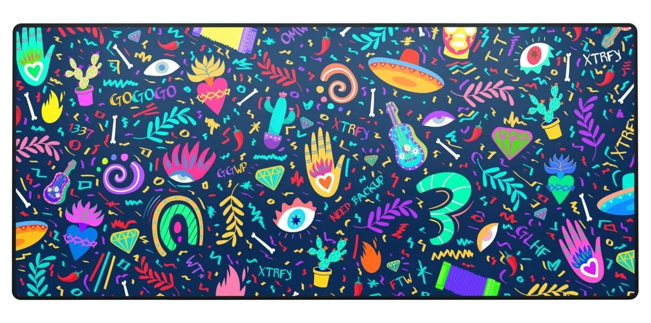 Cherry XTRFY GP5 XL -pelihiirimatto, 920x400 mm, Fiesta – Cherry