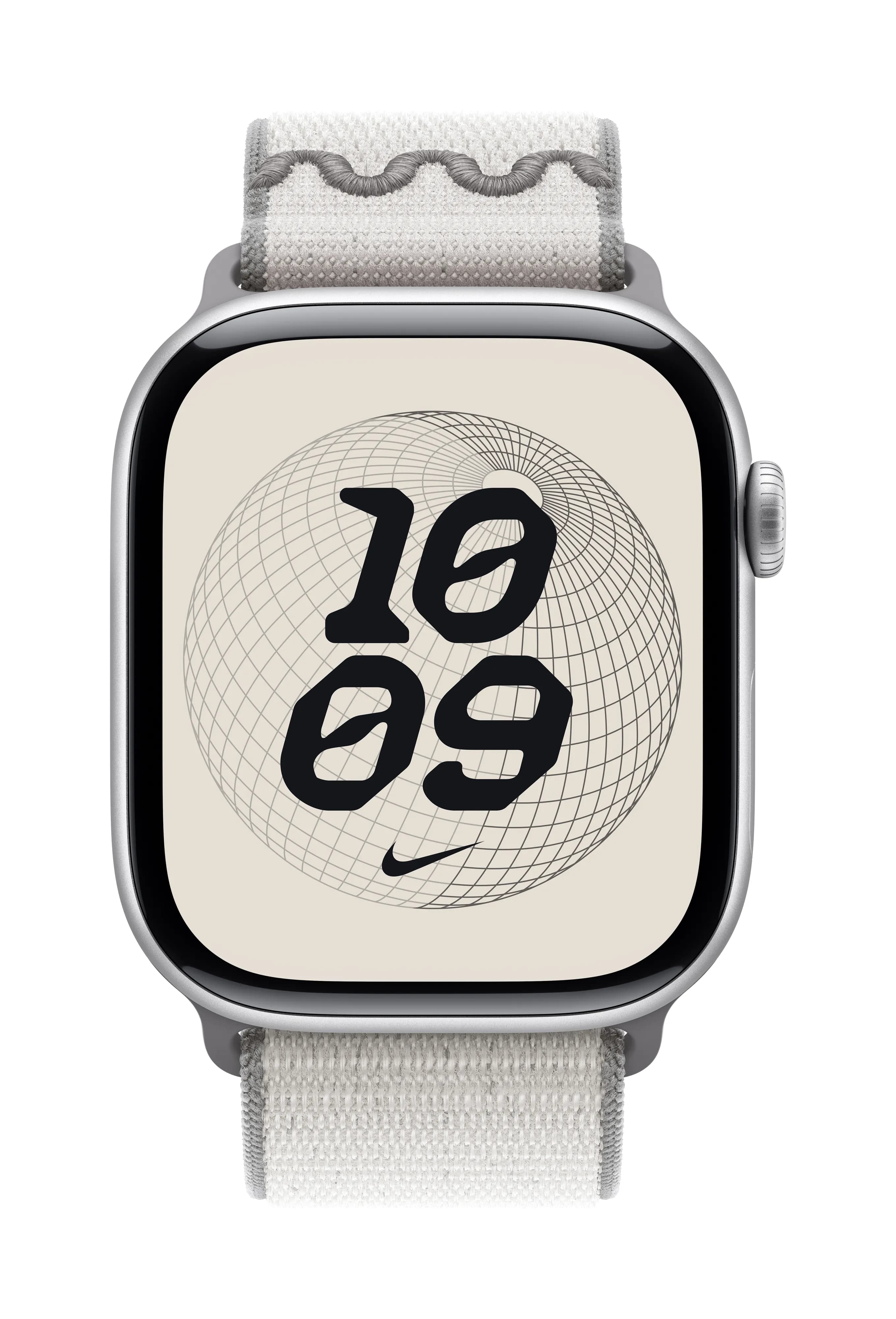 Apple Watch 46 mm Nike -sportloop-ranneke, veiled grey – Apple