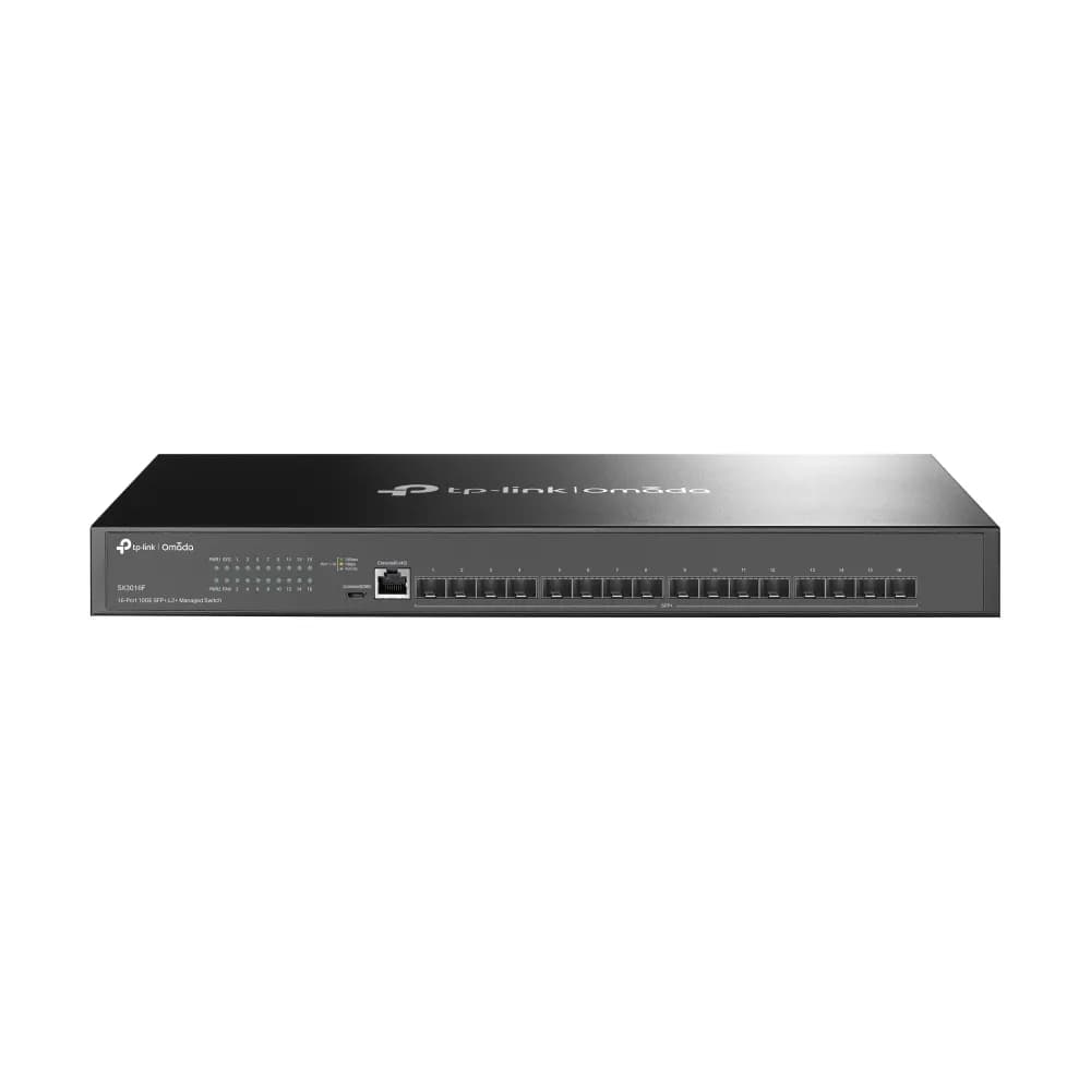 TP-Link Omada SX3016F - Hallittava kytkin, musta