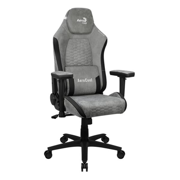 Aerocool Crown AeroSuede -pelituoli - Kiviharmaa – AEROCOOL