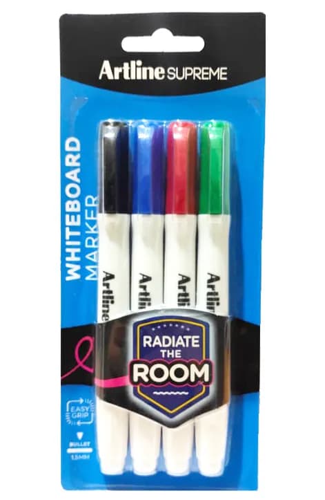 Artline Supreme Whiteboard 4-Pack Ass