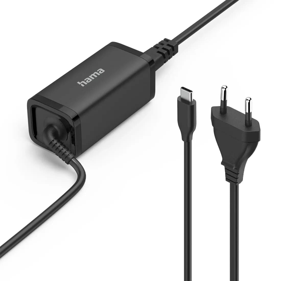 HAMA Notebook Power Supply USB-C GaN 100-240V 5-20V/45W – Hama