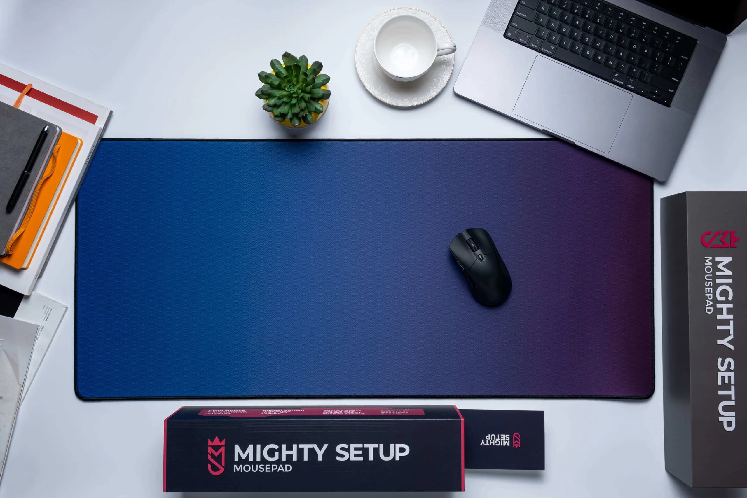 Mighty Setup Japanese Waves -pelihiirimatto, 900x400 mm – MIGHTY SETUP
