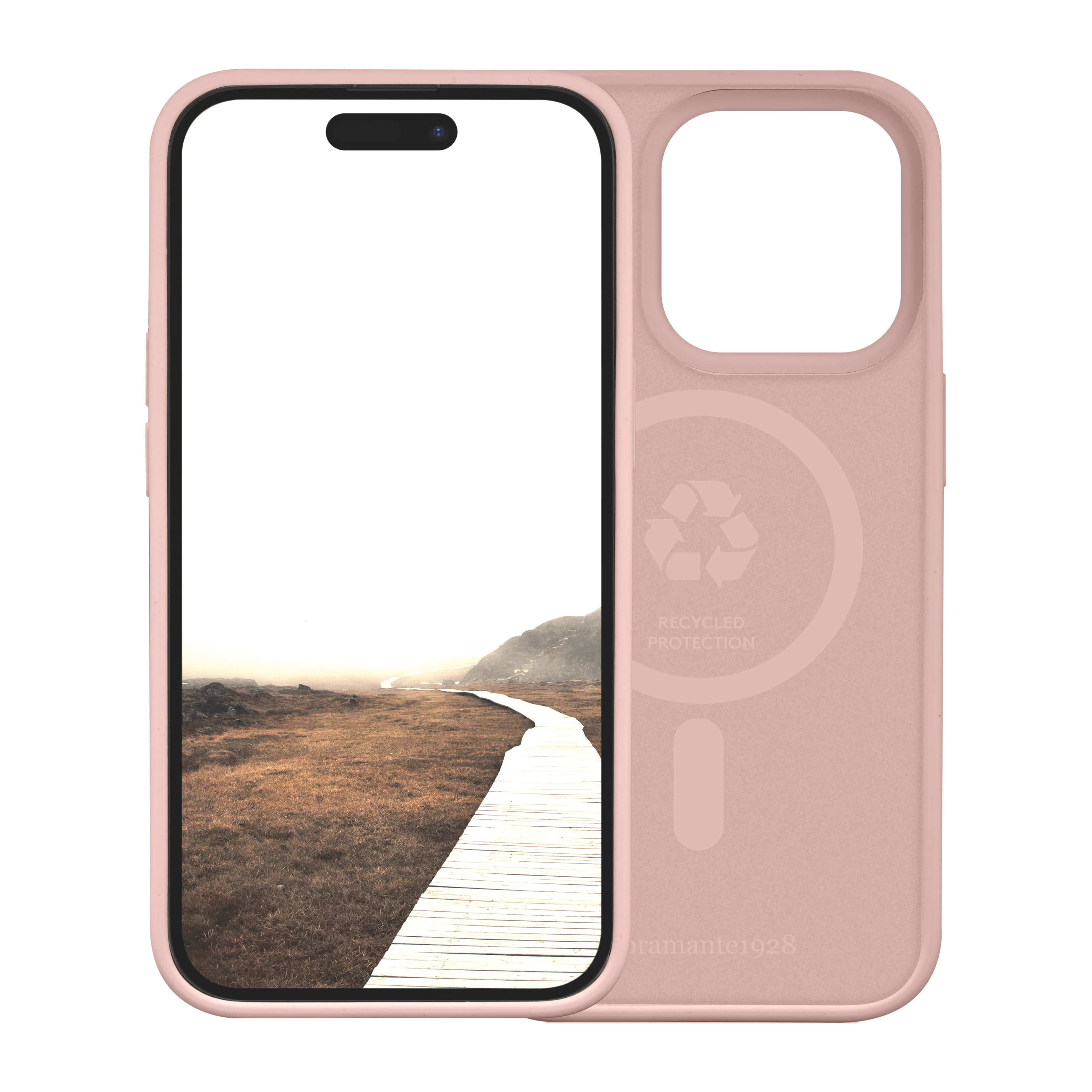 Dbramante1928 Monaco MagSafe, iPhone 15 Pro -suojakuori, Pink Sand – DBRAMANTE