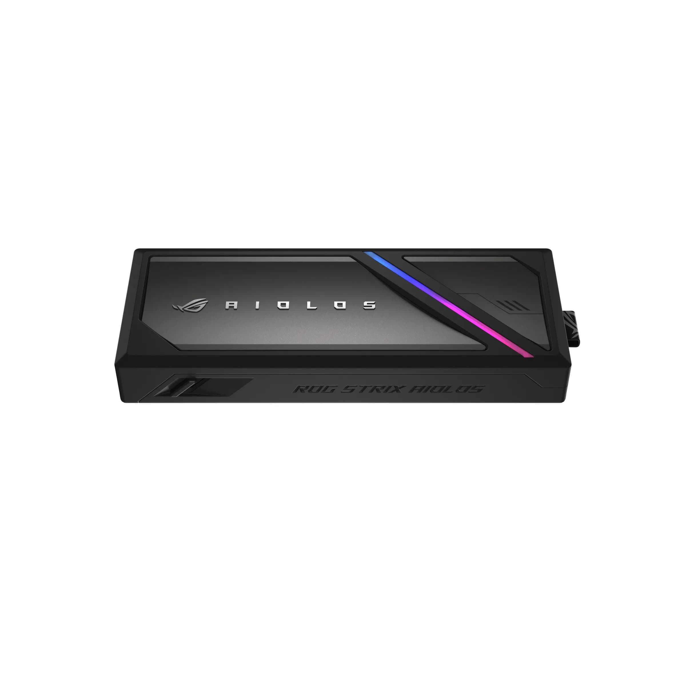 ASUS ROG Strix Aiolos M.2 NVMe/SATA SSD -kotelo, USB-C, USB 3.2 Gen 2x2, musta