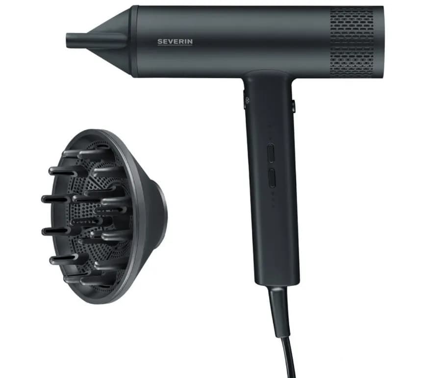 SEVERIN S-Style Speed Pro HT 0170, 2000 W -hiustenkuivaaja, musta – Severin