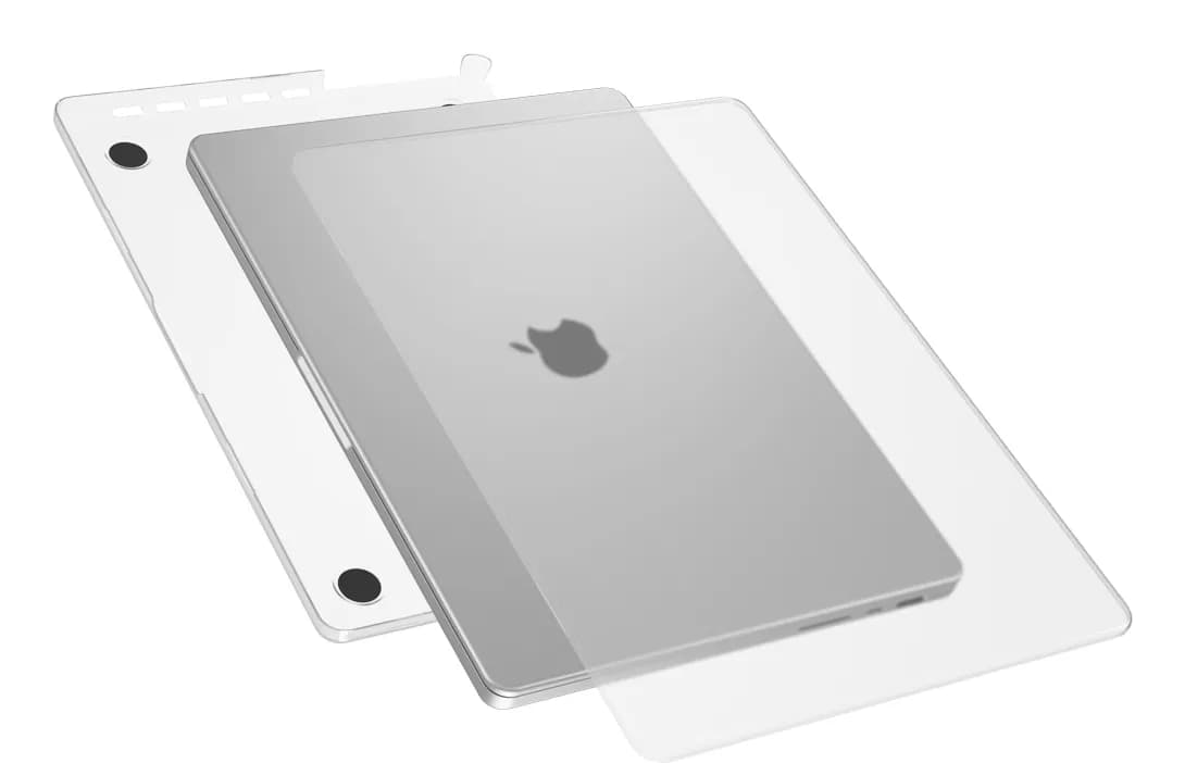 Epico Slim Shell Macbook Pro M1/M2/M3/M4 14" (A2442/A2779/A2918/A2992/A3112/A3185/A3401) -laitteelle - matta läpinäkyvä