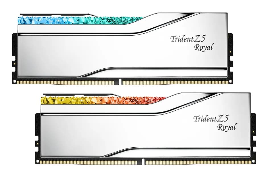 G.SKILL Trident Z5 Royal RGB 32 Gt (2 x 16 Gt) DDR5 7200 MHz, CL34 -muisti (XMP)