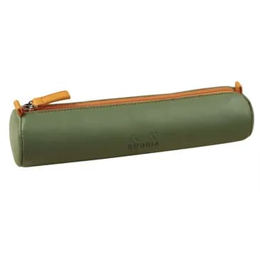 Rhodiarama round pencil case sage – RHODIA