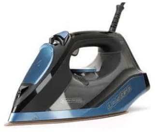 Black+Decker BXIR2801E -höyrysilitysrauta, 2800 W, musta/sininen