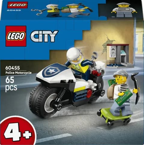 LEGO City Takaa-ajo poliisimoottoripyörällä 60455 – LEGO