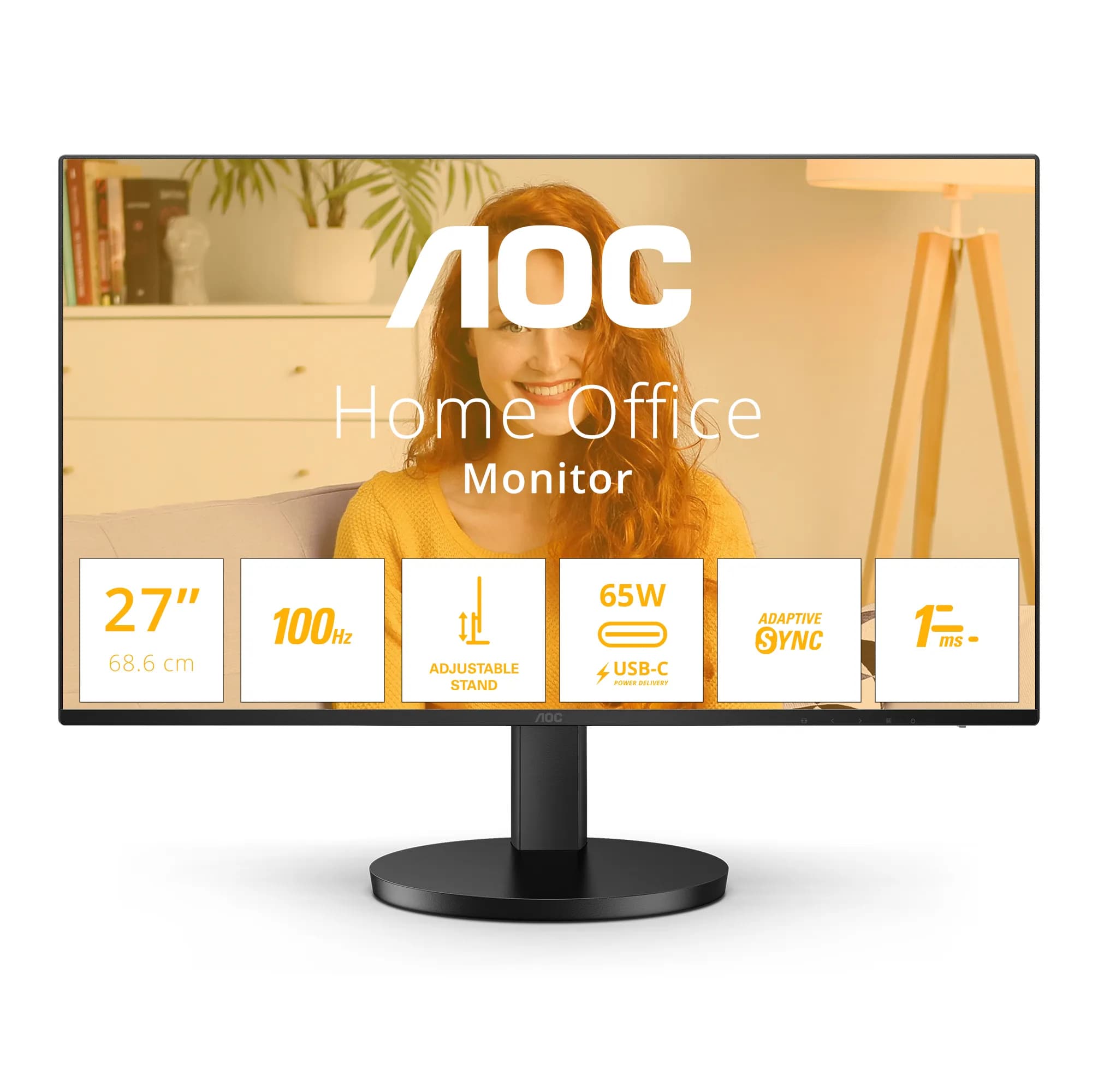 AOC Q27B3CF2 27" QHD, IPS -näyttö, USB-C hub – AOC