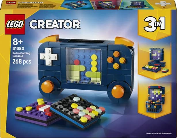 LEGO Creator 3-in-1 Retrotyylinen pelikonsoli 31380 – LEGO