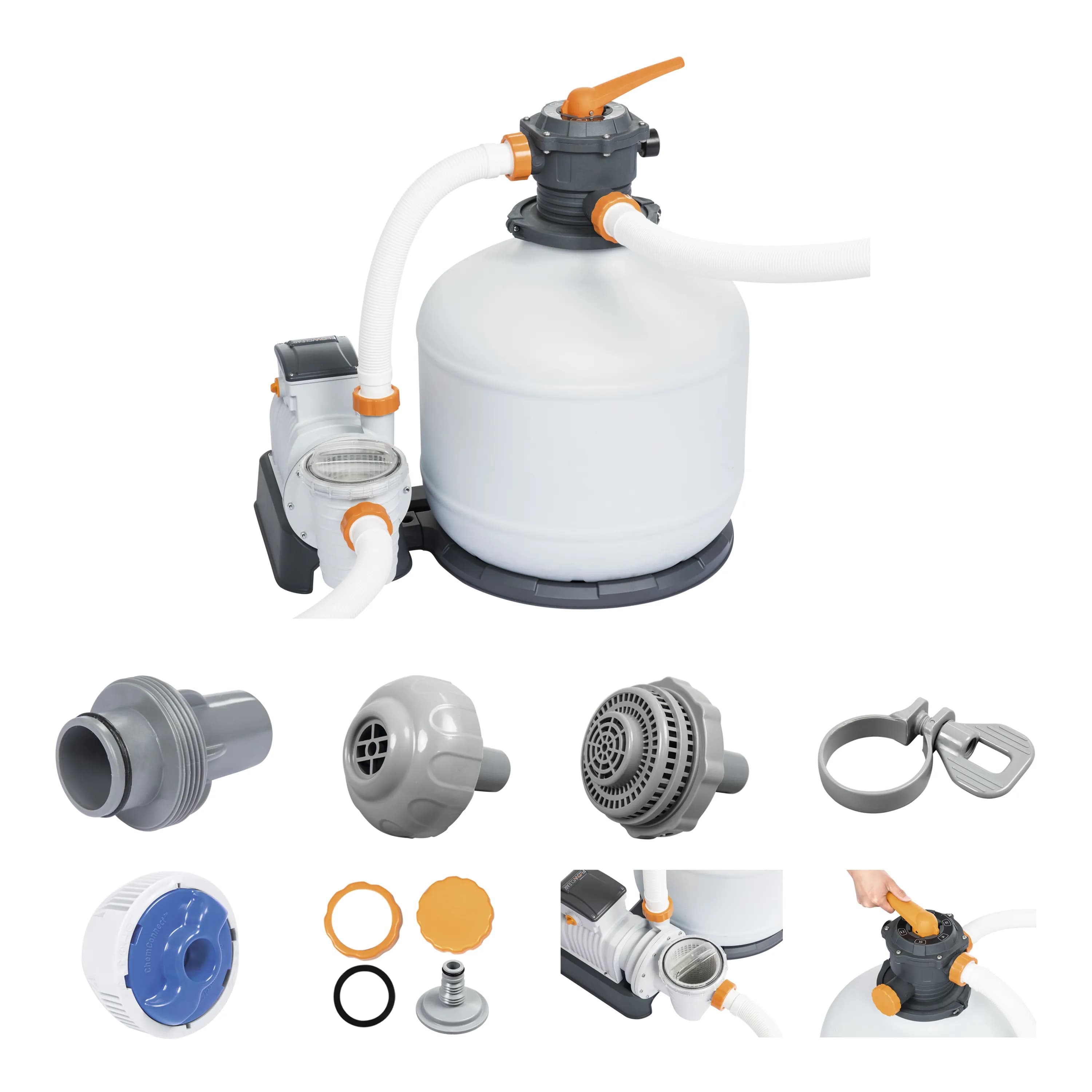 Bestway Flowclear -hiekkasuodatinpumppu, 11355 l/h – Bestway