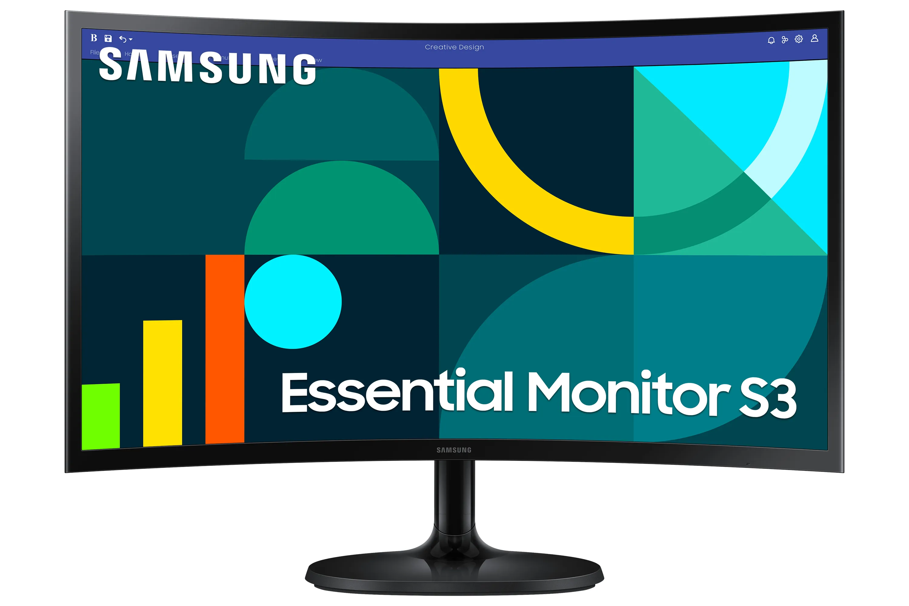 Samsung S24D360GAUXEN 24" Full HD, VA -kaareva näyttö – Samsung