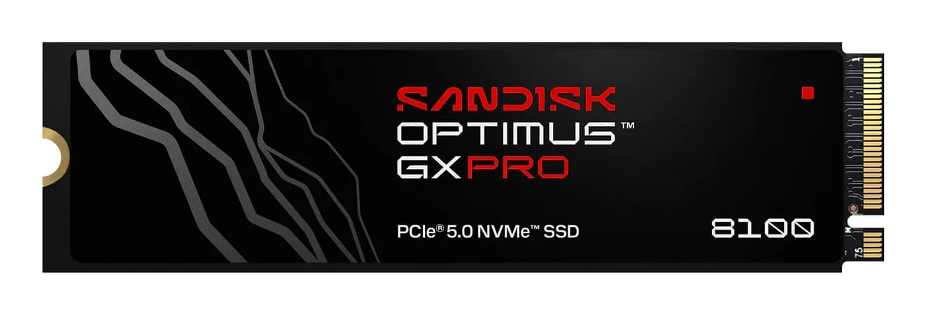 Sandisk Optimus GX PRO 8100 sisäinen SSD 1TB M.2 2280 PCIe 5.0 NVMe – SanDisk