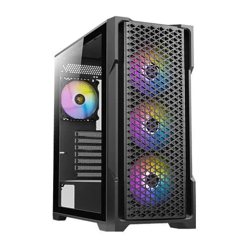 Antec AX90 -miditornikotelo ikkunalla, musta – ANTEC