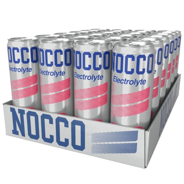 Nocco Electrolyte Pink Grape 355ml -energiajuoma, 24 kpl