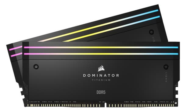 Corsair Dominator Titanium CMPLEKIT2 DDR5 2 kpl -valonlaajennussarja, musta
