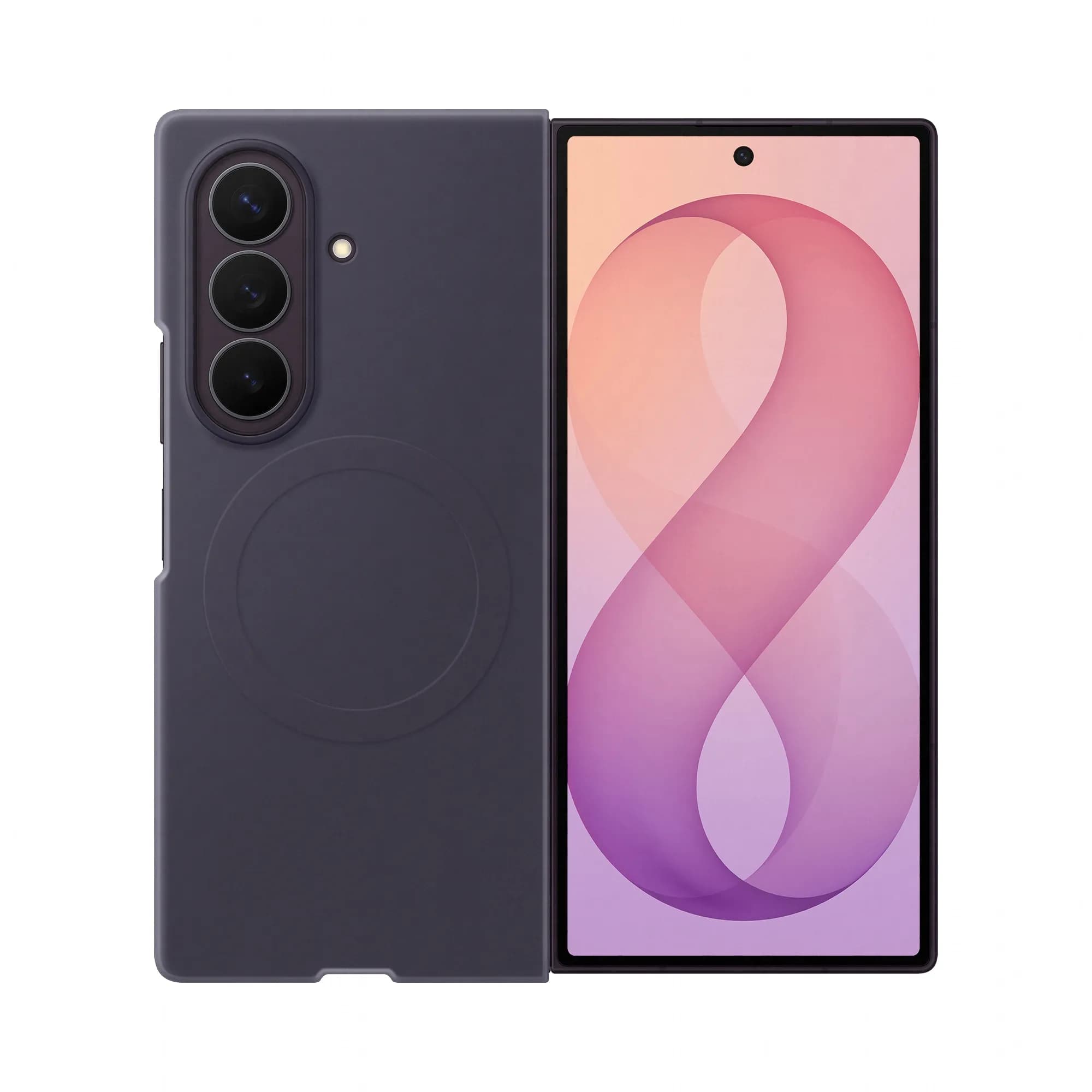 Samsung Galaxy Z Fold8 Ultra Silicone Magnet -silikonikuori, Violetti – Samsung