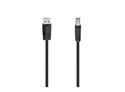 Hama USB 2.0 USB-A – USB-B -kaapeli, 1,5 m, musta – Hama