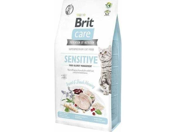 Brit Care Cat Grain-Free Sensitive Food Allergy Management, Kissan kuivaruoka, Adult, 400 g – Brit Care