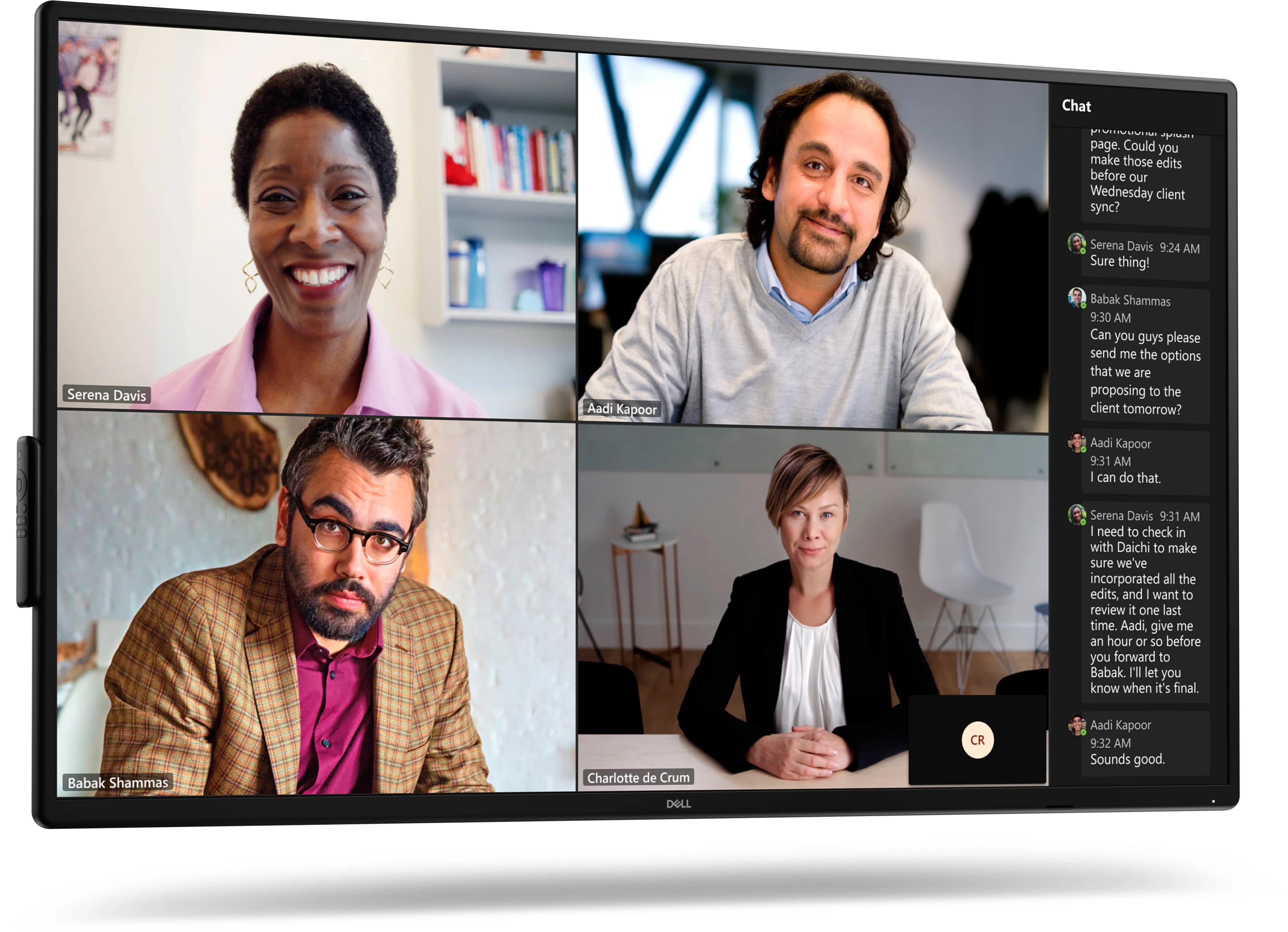 Dell 55" 4K UHD, IPS -näyttö, USB-C hub – Dell