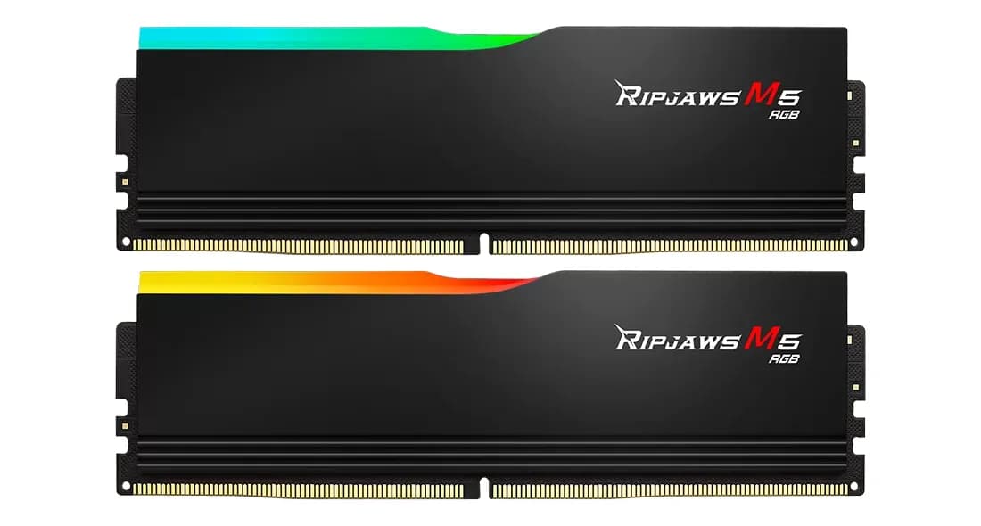 G.SKILL Ripjaws M5 RGB 32 Gt (2 x 16 Gt) DDR5 5200 MHz, CL40 -muisti (XMP & EXPO)
