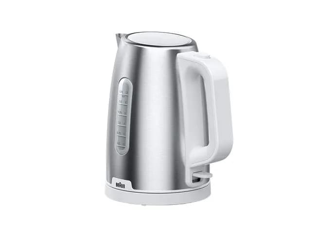 Braun PurShine WK1500 -vedenkeitin, 1,7 l, 2200 W, valkoinen – Braun