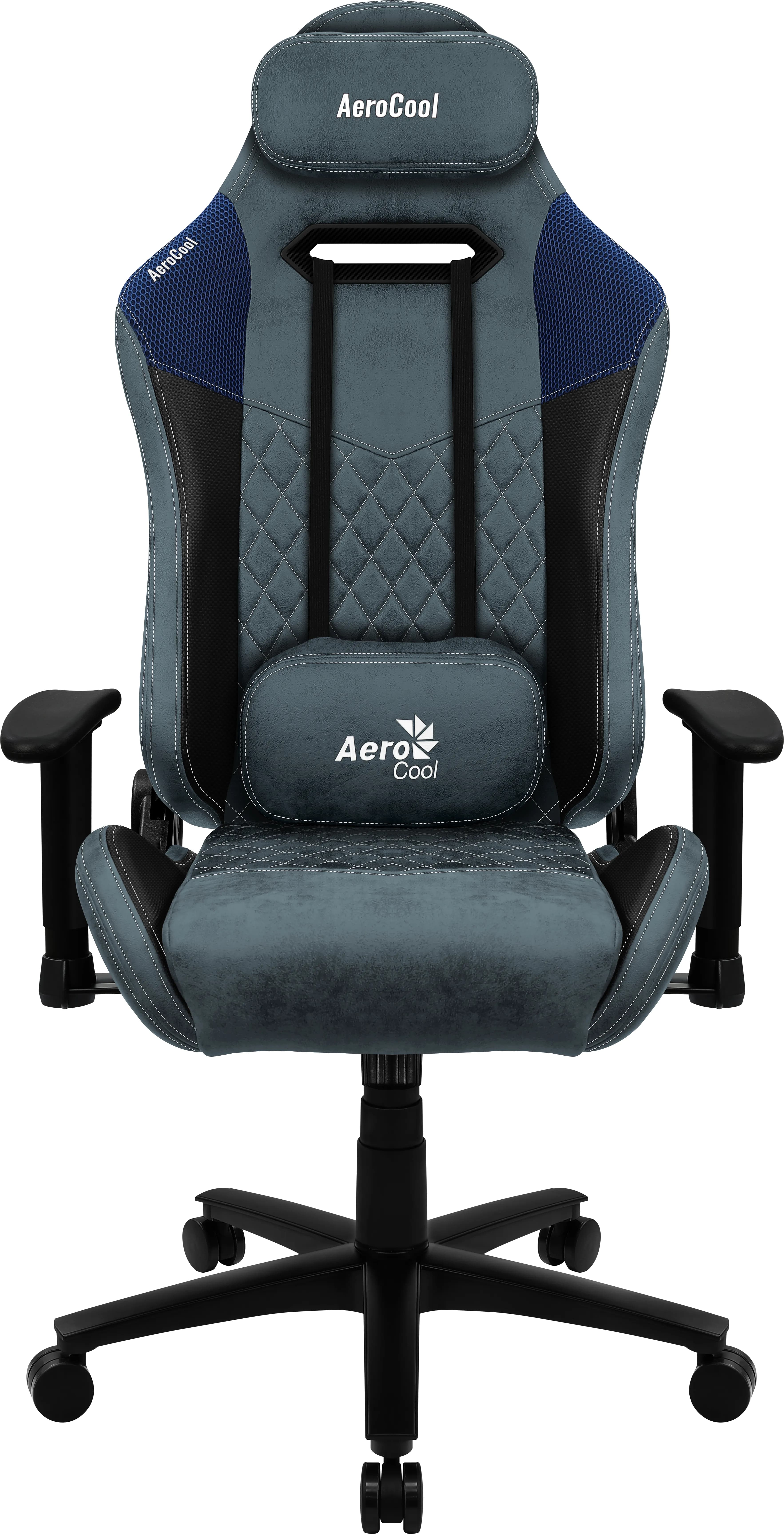 AeroCool DUKE -pelituoli, musta/sininen – AEROCOOL