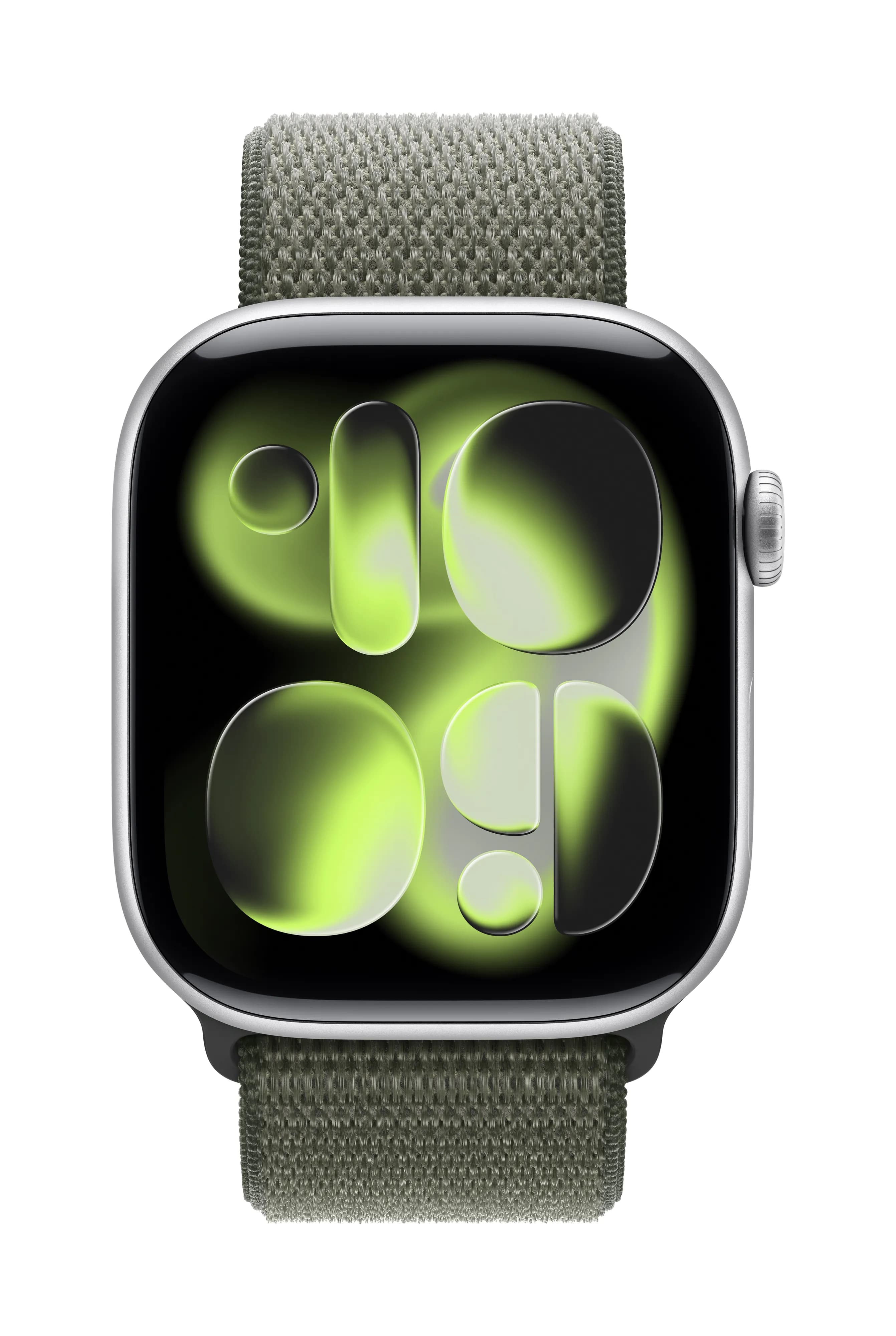 Apple Watch 46 mm -Sport Loop ‑ranneke, Metsänvihreä – Apple