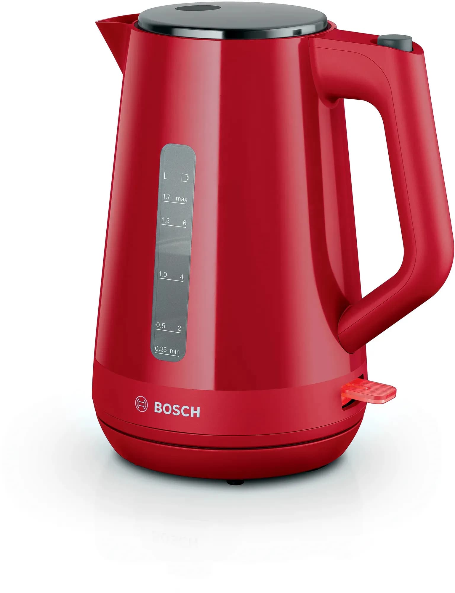 Bosch MyMoment TWK1M124 -vedenkeitin, 1,7 l, 2400 W, punainen