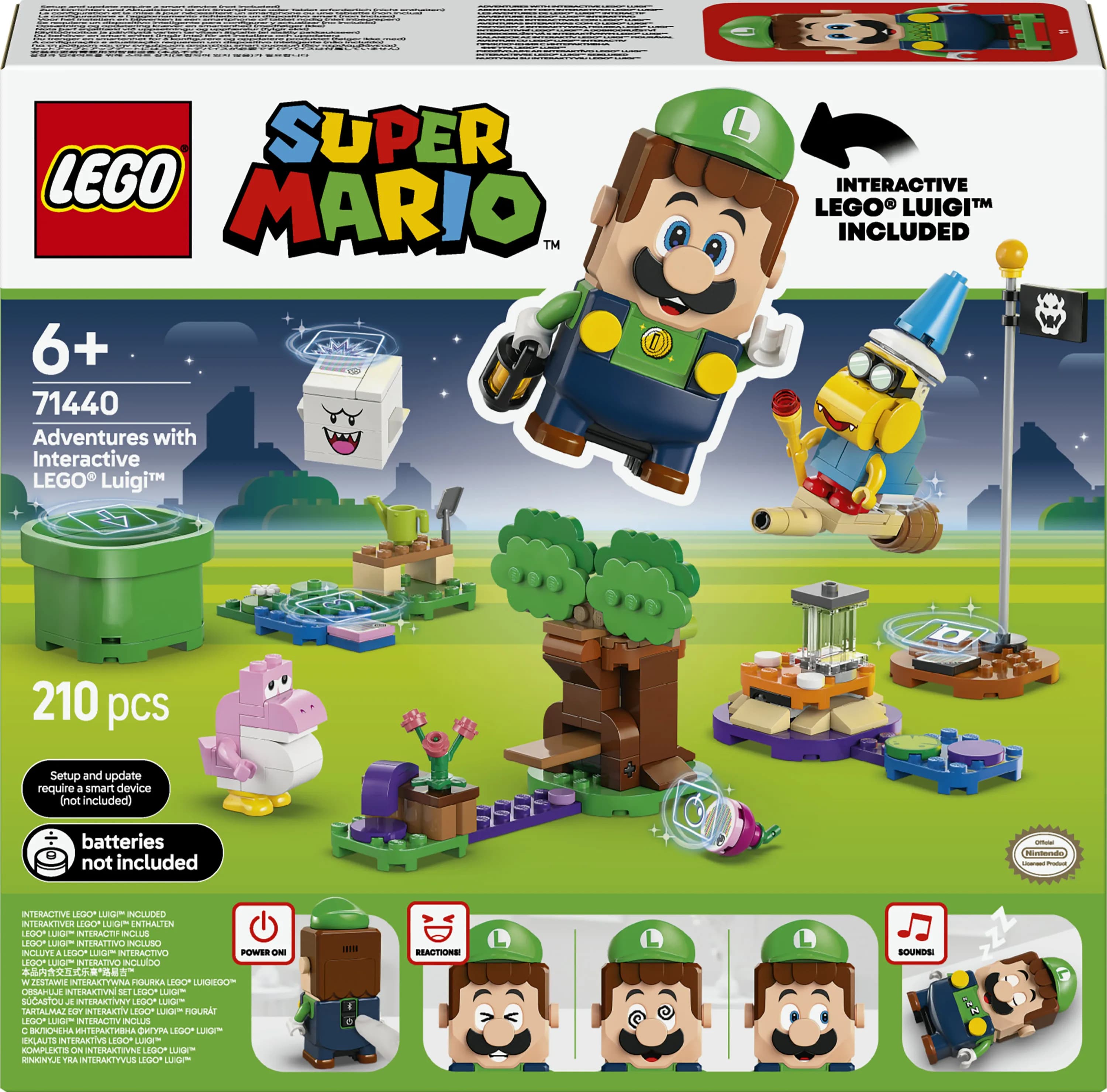 LEGO Super Mario Interaktiivisen LEGO Luigi hahmon seikkailut 71440