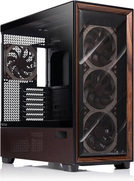 Antec Flux Pro Noctua Edition Täystorni -tietokonekotelo - Musta, Ruskea – Noctua