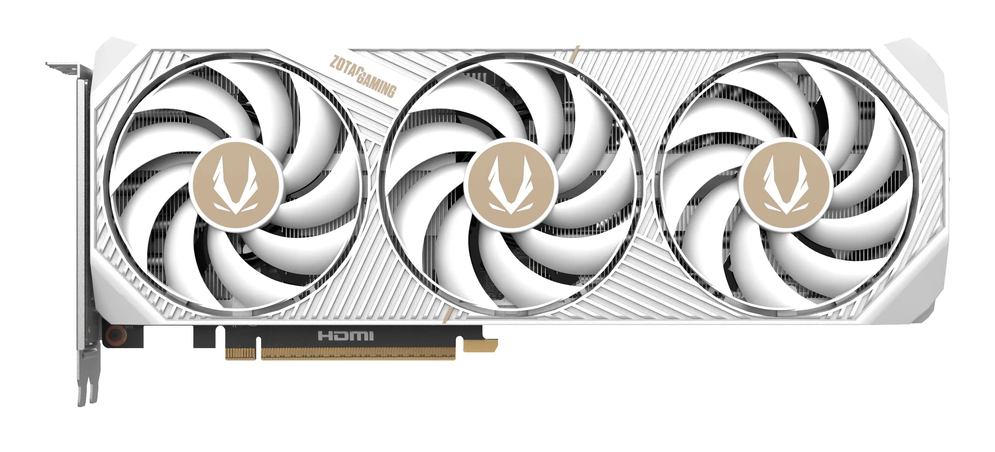 ZOTAC GeForce RTX 5070 AMP White Edition OC 12 Gt -näytönohjain – ZOTAC