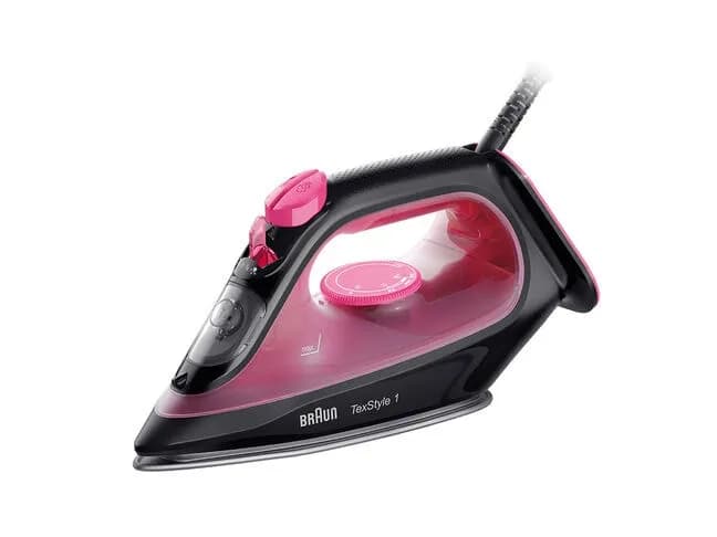 Braun TexStyle 1 SI1070PU -höyrysilitysrauta, 2000 W, 0,22 l, Purple/Black