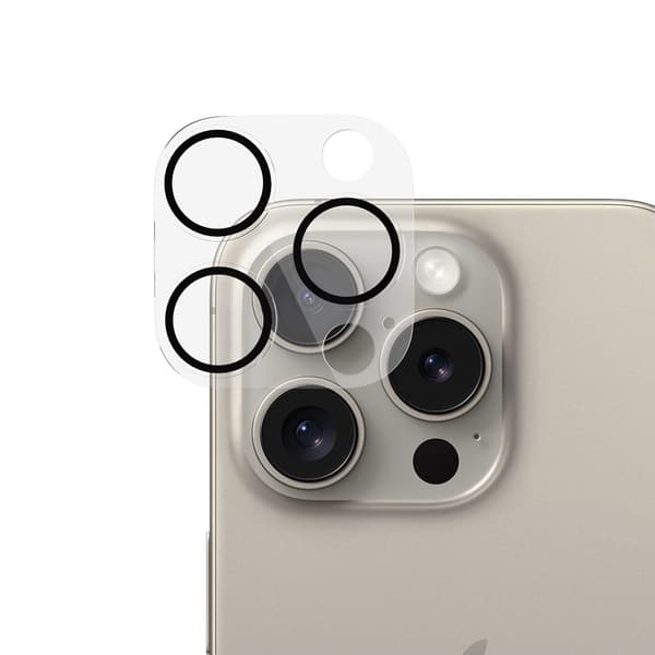 Epico Sapphire Lens, iPhone 15 Pro / 15 Pro Max -kameran linssinsuoja – EPICO