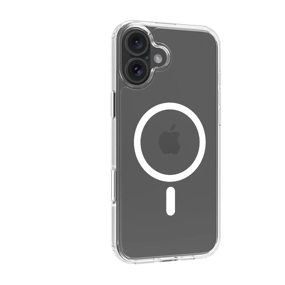 Screenor Bumper MagSafe, iPhone 16 Plus -suojakuori, Läpinäkyvä – SCREENOR