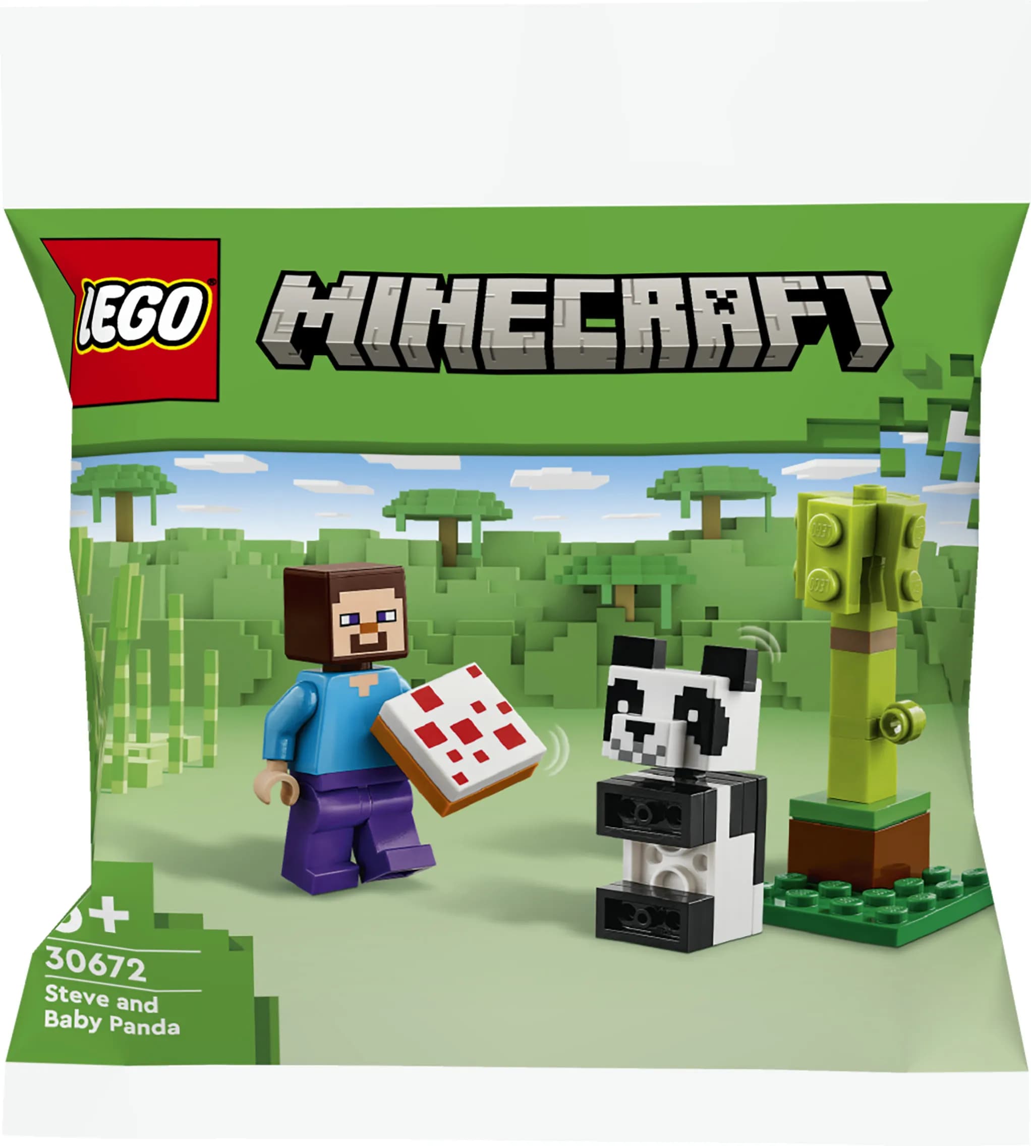 LEGO Minecraft Steve ja vauvapanda 30672 – LEGO