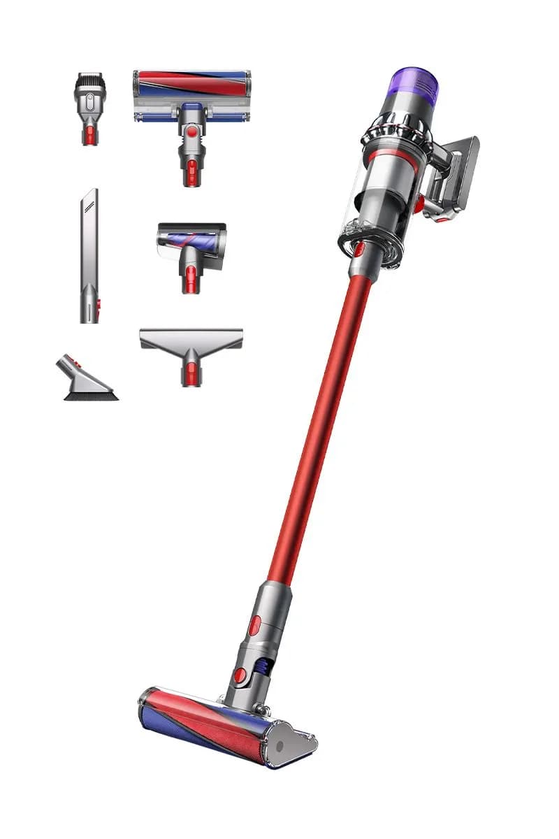 Dyson V11 Fluffy 0.76 L 545 W pussiton -varsi-imuri, nikkeli, punainen