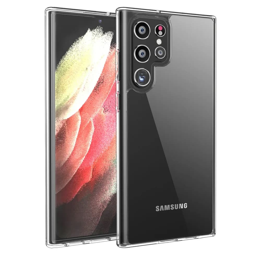 Insmat Crystal Cover, Galaxy S22 Ultra -suojakuori, Läpinäkyvä – Insmat